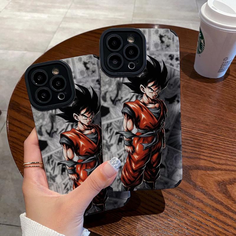 Ốp Điện Thoại Mềm Trong Suốt Chống Rơi In Hình Dragon Ball Cho IPhone11 12 13 14 Pro MAX Premium IPhoneX XR XS MAX SE IPhone 7 8 Plus