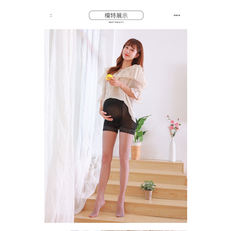 Quần Tất Lụa Siêu Co Giãn Chống Phai Màu An Toàn Mùa Hè Cho Bà Bầu