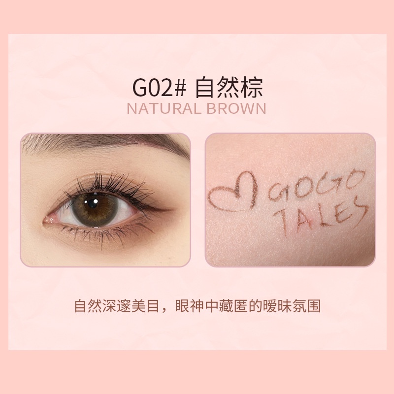 Bút Kẻ Mắt Gogotales Tự Nhiên Nhanh Khô Chống Thấm Nước Chống Thấm Mồ Hôi Không Nhòe Cho Người Mới Bắt Đầu