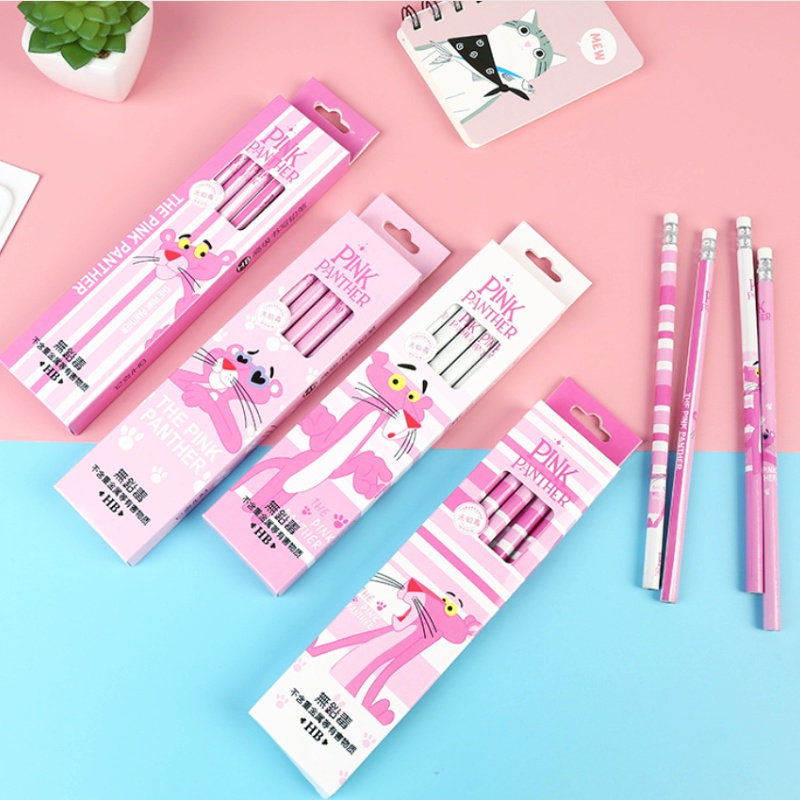 Vỏ Bọc Thẻ Hình Báo Hồng Cho Học Sinh / Thẻ Xe Buýt / Thẻ Ngân Hàng / Thẻ Ngân Hàng / Làm Việc Trường Học