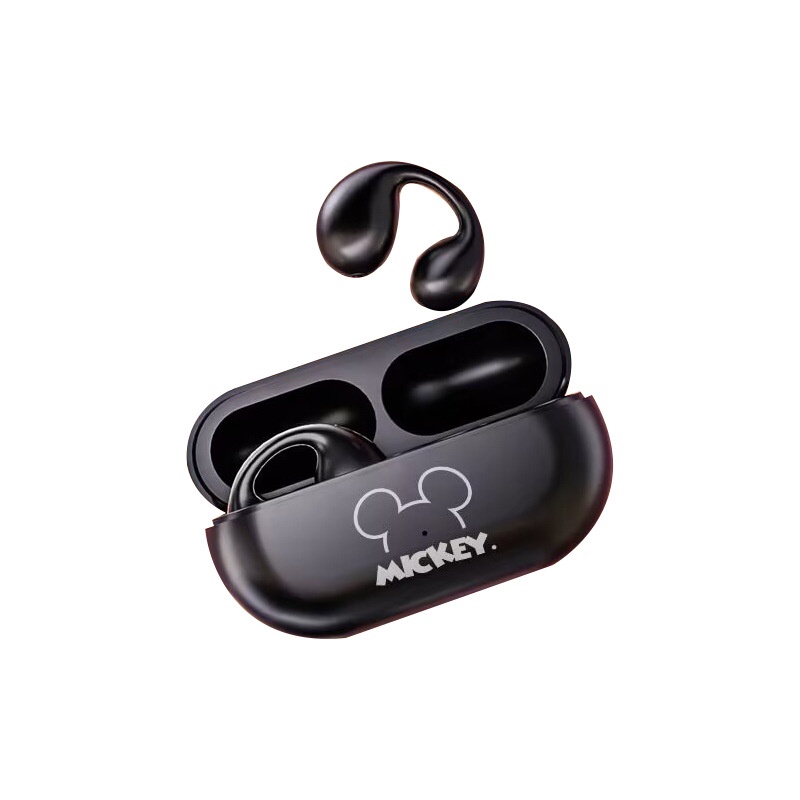 Disney h10 bone conduction bluetooth không dây 5.3 tai nghe strawberry bear lotso winnie the pooh mickey minnie mouse daisy ear clip hifi chất lượng âm thanh tai nghe giảm tiếng ồn