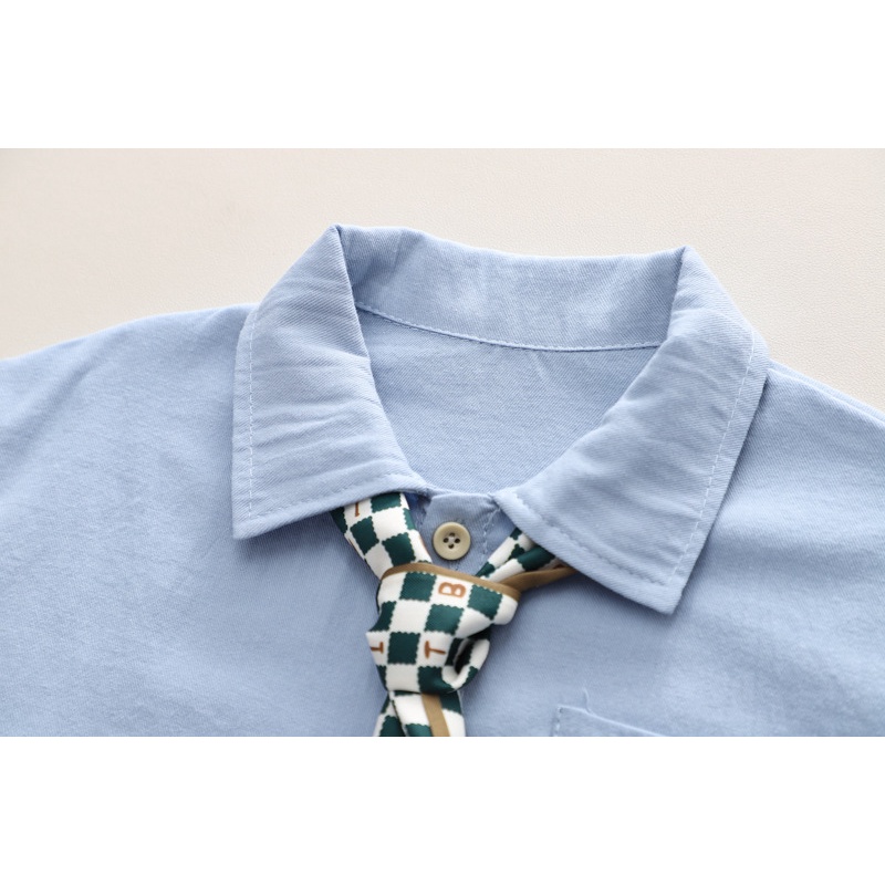 Thời Trang set Đồ Mùa Xuân 3 Món Gồm Áo sweater cotton Sát Nách + Quần Dài Cho Bé
