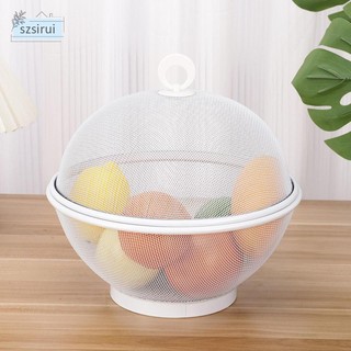 Giỏ trái cây có nắp giỏ dây kim loại cho nhà hàng quầy bếp