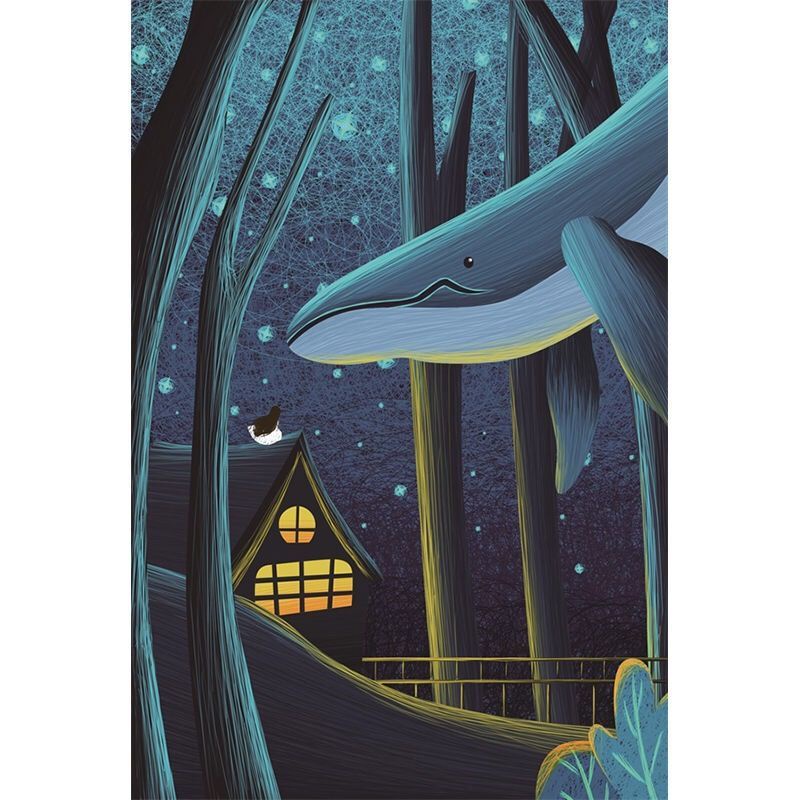 Cá voi, trò chơi ghép hình bằng gỗ, trò chơi ghép hình 300/500/1000 miếng, đồ chơi động vật