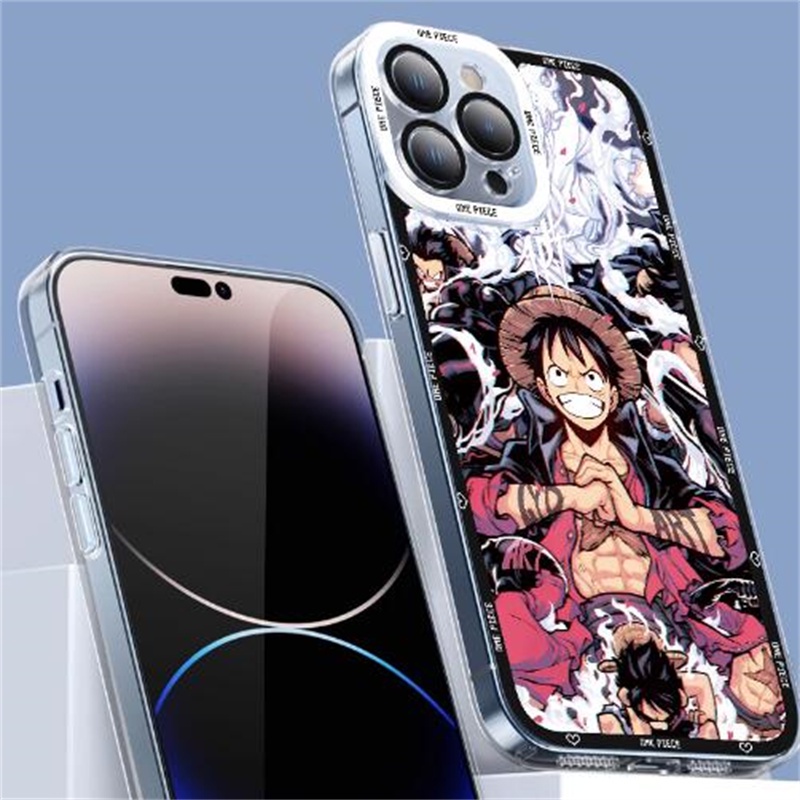 Vỏ điện thoại cho redmi note 8 9 9s 9t 10 10s 11 11s 12 pro max 4g 5g vỏ thời trang phim hoạt hình rõ ràng đôi mắt thiên thần anime one piece nica luffy vỏ chống sốc bảo vệ máy ảnh