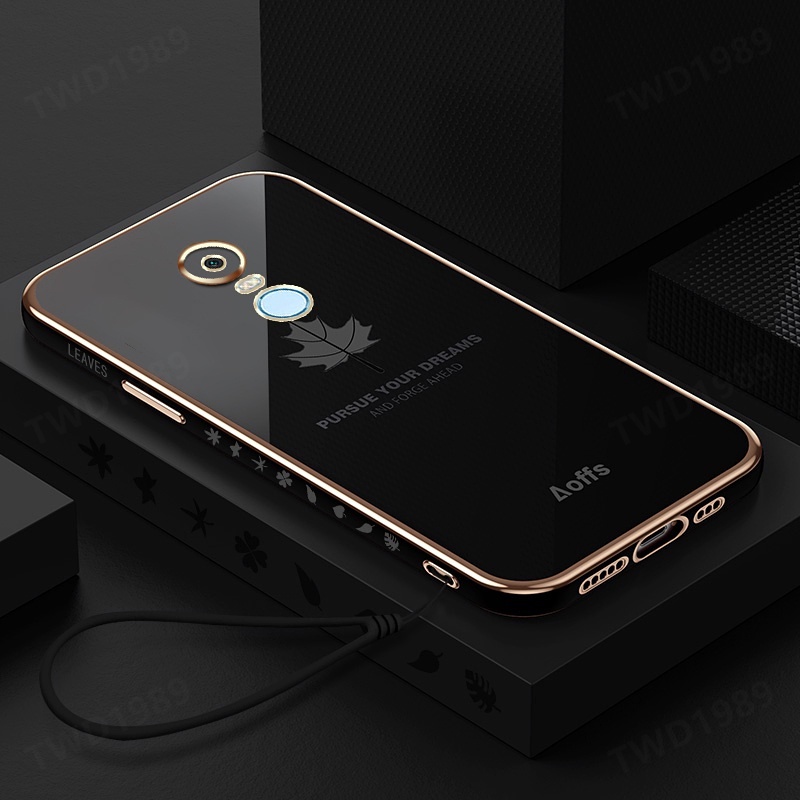 Ốp Lưng Redmi 5 Plus Mềm Chống Sốc Họa Tiết Lá Phong Cho Ốp Điện Thoại Redmi 5 Plus