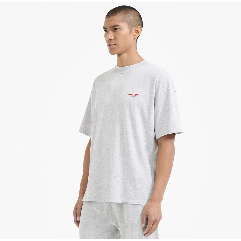 HPYX REPRESENT The Owners Club logo printed short-sleeved solid color round neck T-shirt