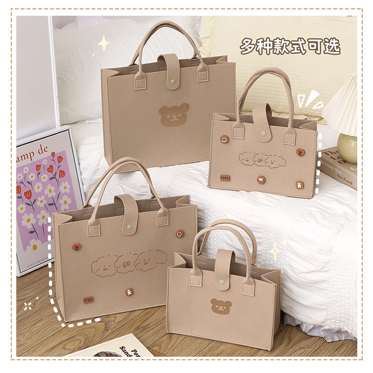 Jh ready stock túi nỉ túi xách túi xách túi xách túi xách túi mua sắm túi mẹ túi mua sắm túi nỉ túi xách nữ túi xách túi xách sinh viên