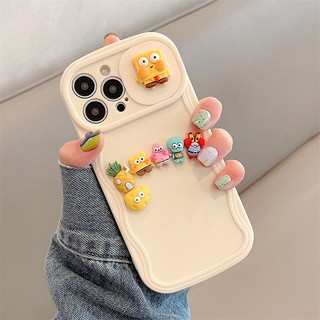 Ốp Điện Thoại Silicon Chống Rơi Họa Tiết Hoạt Hình Cho iphone 7 7plus 8 8plus xs xr 11 12 13 14 pro plus promax