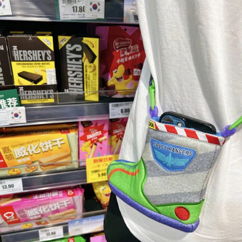 Túi đeo vai HASHIDUN thiết kế giày Woody/ Buzz Lightyear hoạt hình Toy Story sáng tạo nhỏ xinh