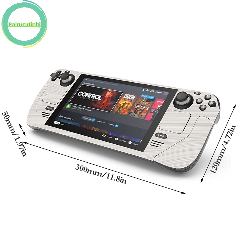 Pairhj thích hợp cho steam deck game console dán bảo vệ da decal dán vỏ cho valve console premium stickers vn
