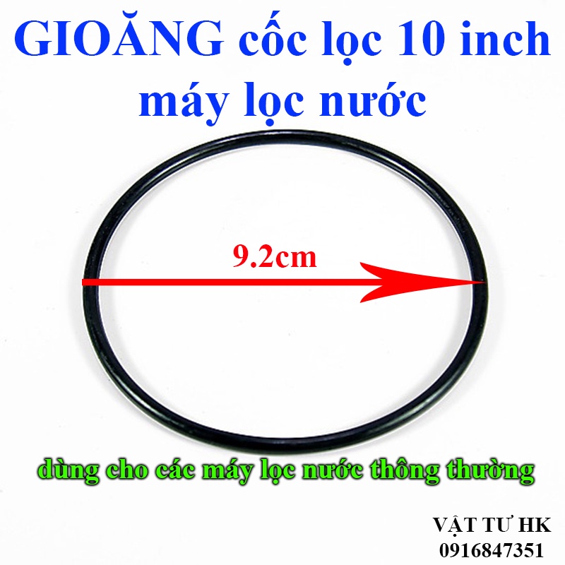 Ron cao su cốc lọc máy lọc nước RO 10 inch, gioăng vỏ lõi lọc, zoang aqua Tốt