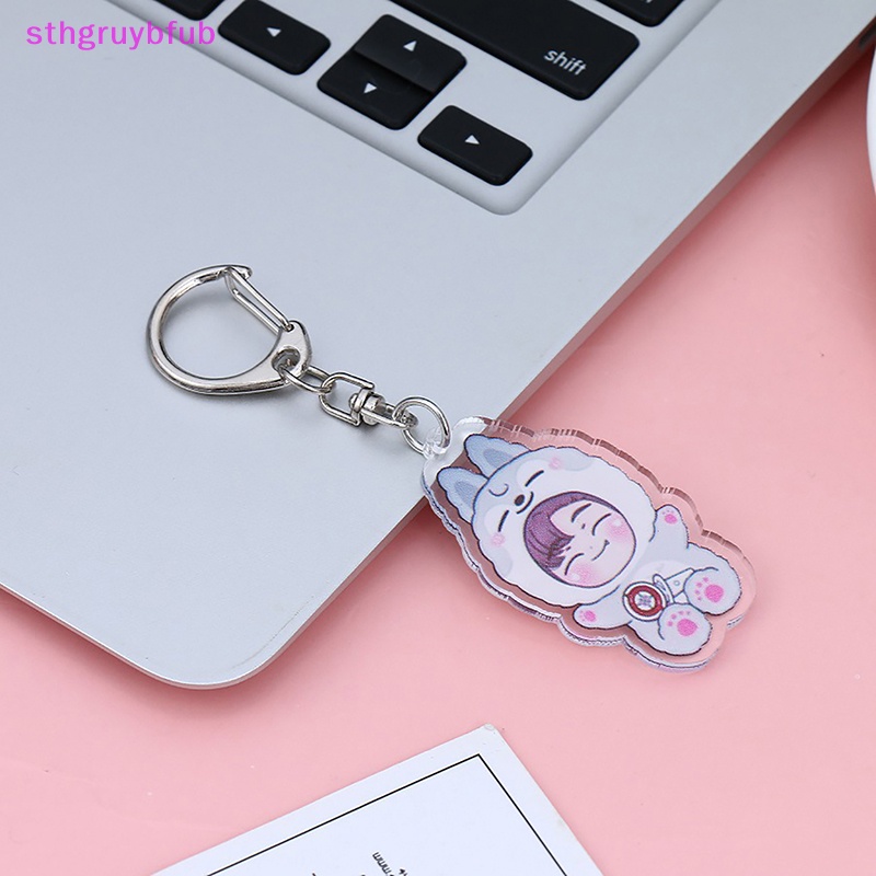 Sthb kpop cartoon keychain stray kids dễ thương kawaii straykids mặt dây chuyền người giữ chìa khóa đồ trang sức acrylic đồ chơi cho trẻ em quà tặng sinh nhật vn