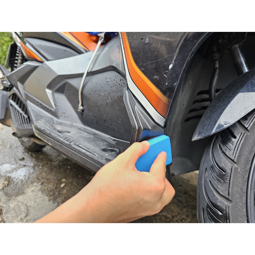 Mút Phủ Ceramic,Mút Đánh Bóng,Mút Thoa Hóa Chất 2 Mặt Xanh Đen