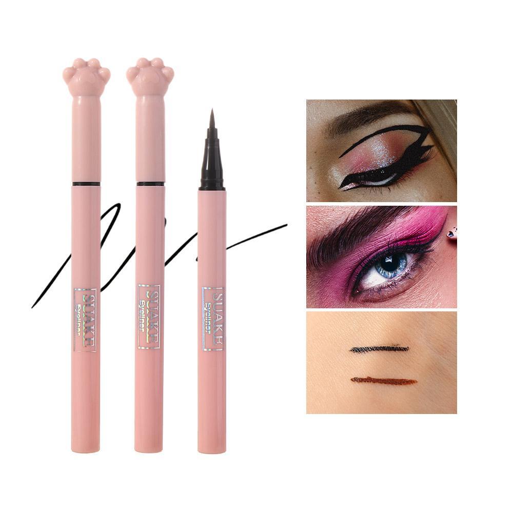 Skjk Bút Kẻ Mắt Dạng Lỏng Màu Đen / Nâu Mềm Mượt Lâu Trôi Chống Thấm Nước Không Nhòe