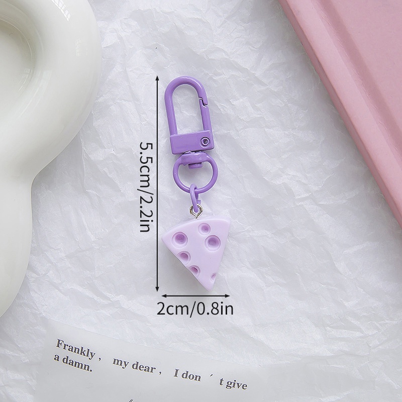 Móc Khóa Hình Miếng Phô Mai Dễ Thương