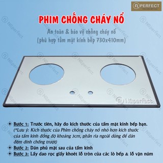 @phukienbepgas- Phim chống nổ mặt kính bếp gas âm dương đơn/ đôi - phim dán an toàn, bảo vệ chống cháy nổ