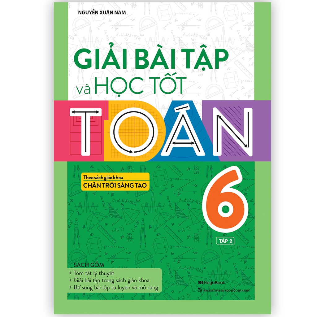 Sách Giải bài tập và học tốt Toán lớp 6 tập 2 (theo sách giáo khoa Chân trời sáng tạo) - mega