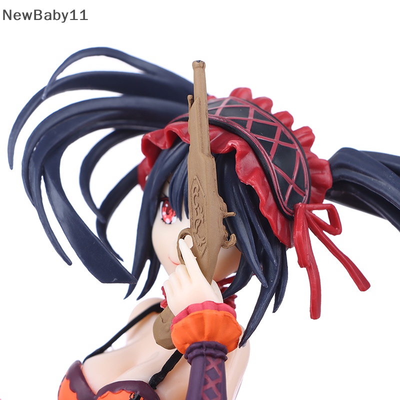 Newbaby date a live kurumi anime figure nhật bản sexy girl action figures tokisaki kurumi figurine sưu tầm búp bê mô hình pvc quà tặng đồ chơi.