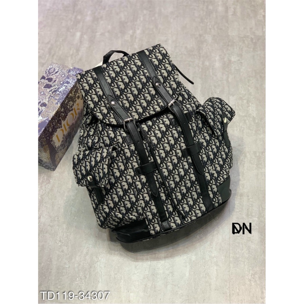 Balo Đi Chơi, Đi Học Nam Nữ Dio Hoạ Tiết Logo Thêu Chìm Siêu Cấp