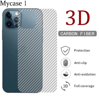 Dán Lưng Điện Thoại Cacbon Chống Vân Tay Cho Iphone 12 11 Pro Max Mini X Xs Max Xr 7 8 6 6s Plus