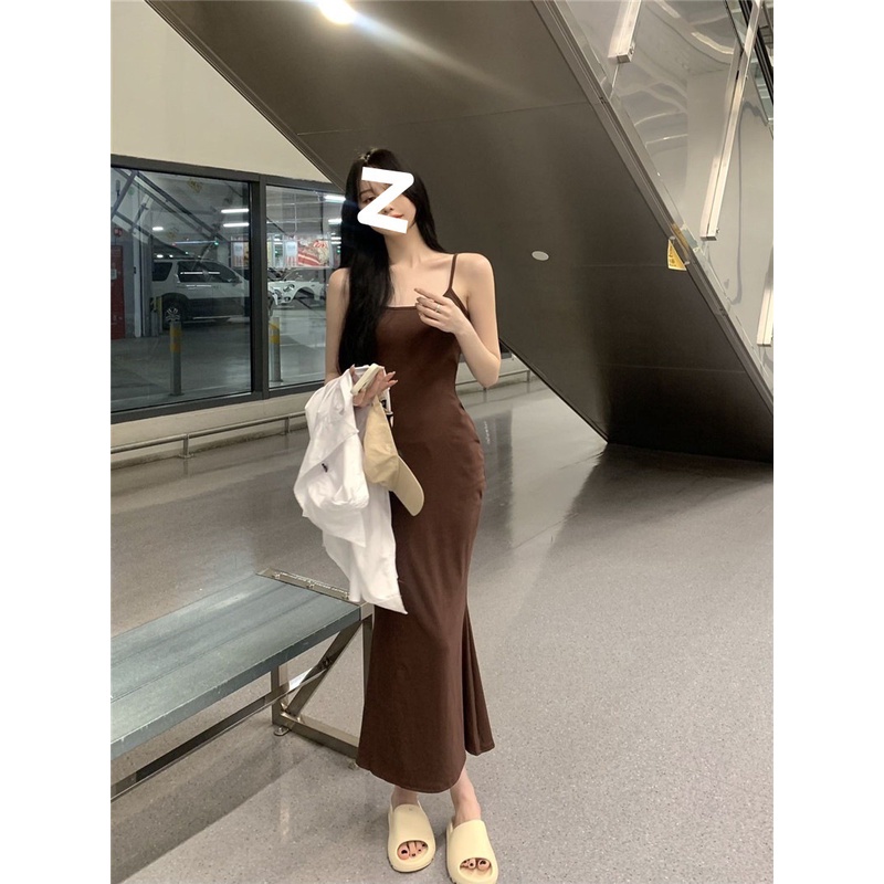 Chic váy nữ Đầm Body Cho thời váy trang hàng cao cấp tính cách 2023 NEW AG081120