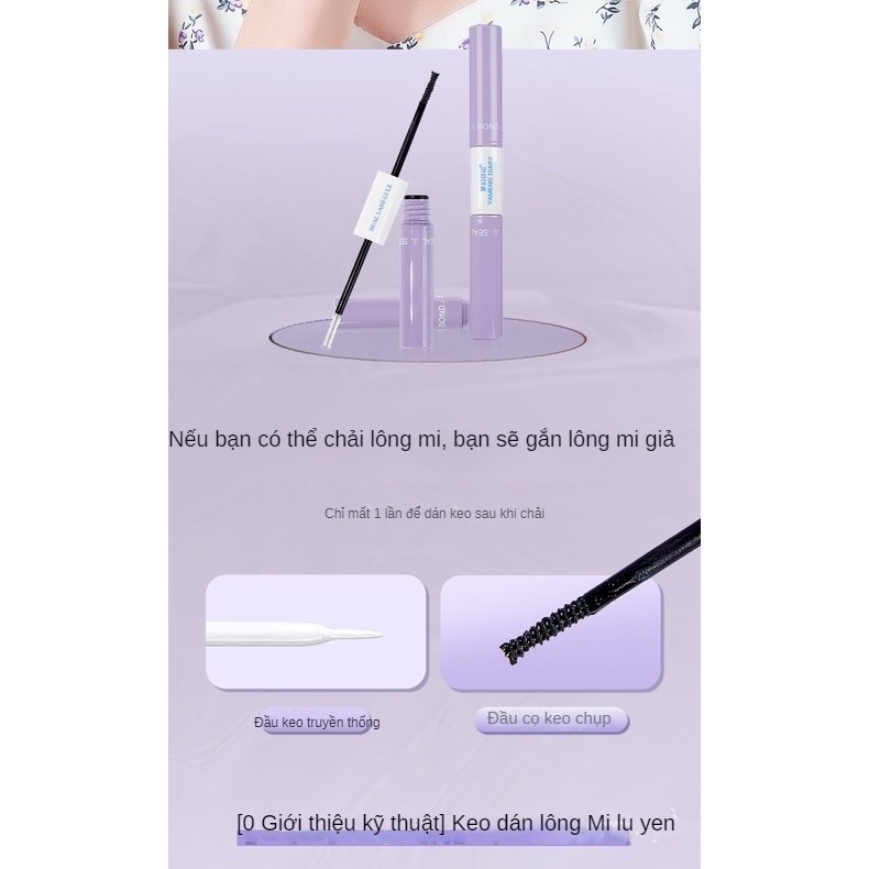 Keo Dán Lông Mi Giả Hai Đầu Tự Nhiên Không Gây Kích Ứng Lâu Trôi