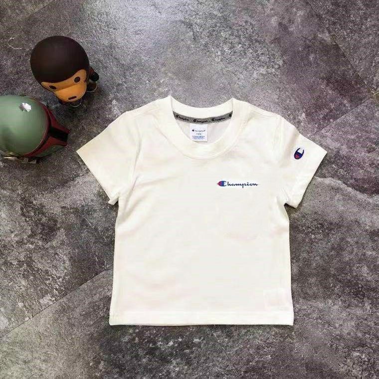 thêu cotton t-shirt quần áo trẻ em quần áo dành cho người lớn quần áo cha mẹ-con ngắn tay