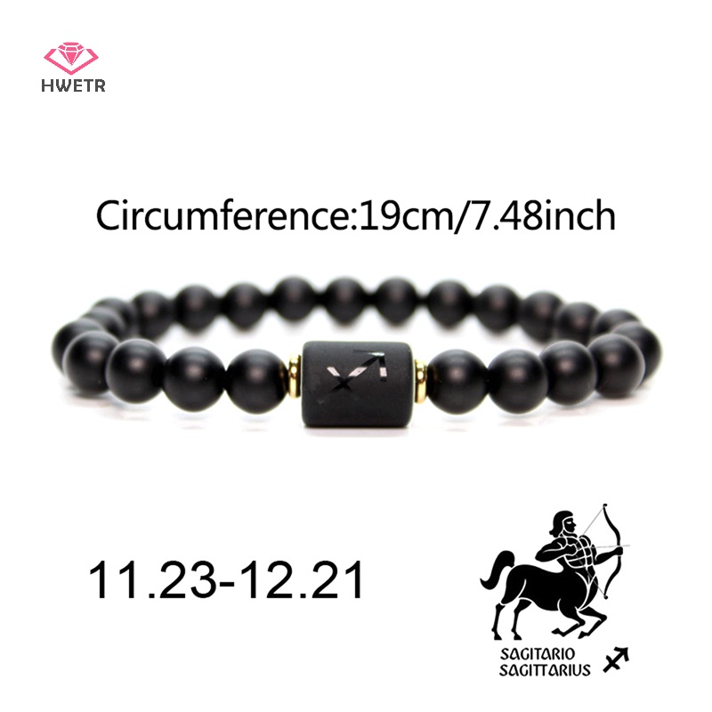 Vòng tay HWETR kiểu 12 chòm sao cung hoàng đạo thời trang dành cho nam và nữ