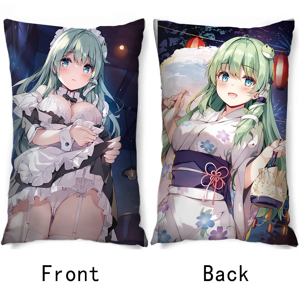 Anime touhou project kochiya sanae áo gối hình chữ nhật nửa cơ thể anime ôm gối đệm