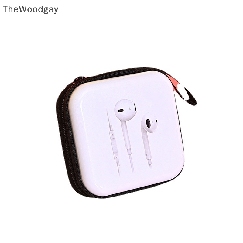 Thewoodgay thời trang sáng tạo thiếc dây kéo ví đựng tiền xu cầm tay hộp đựng chìa khóa nhỏ cổ điển hộp tai nghe cá nhân hóa băng túi máy ảnh en