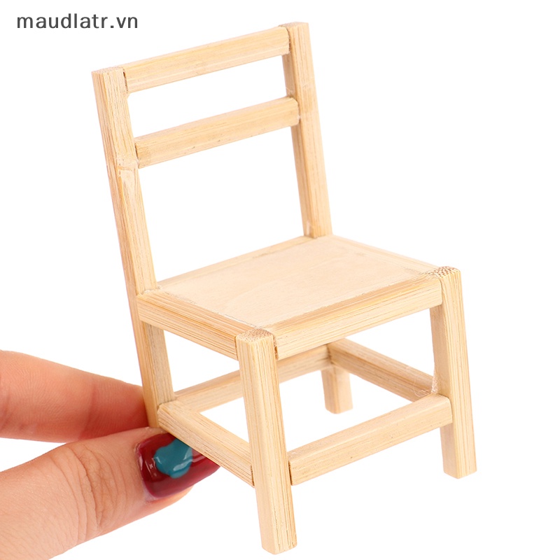 Mm dollhouse miniature simulation mini desk chair model diy accessories toys vn