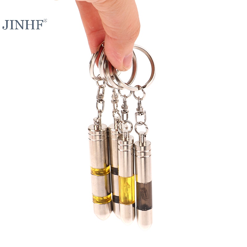 Thanh khử tĩnh điện cơ thể người JINHF có đèn LED phát sáng gắn móc khóa