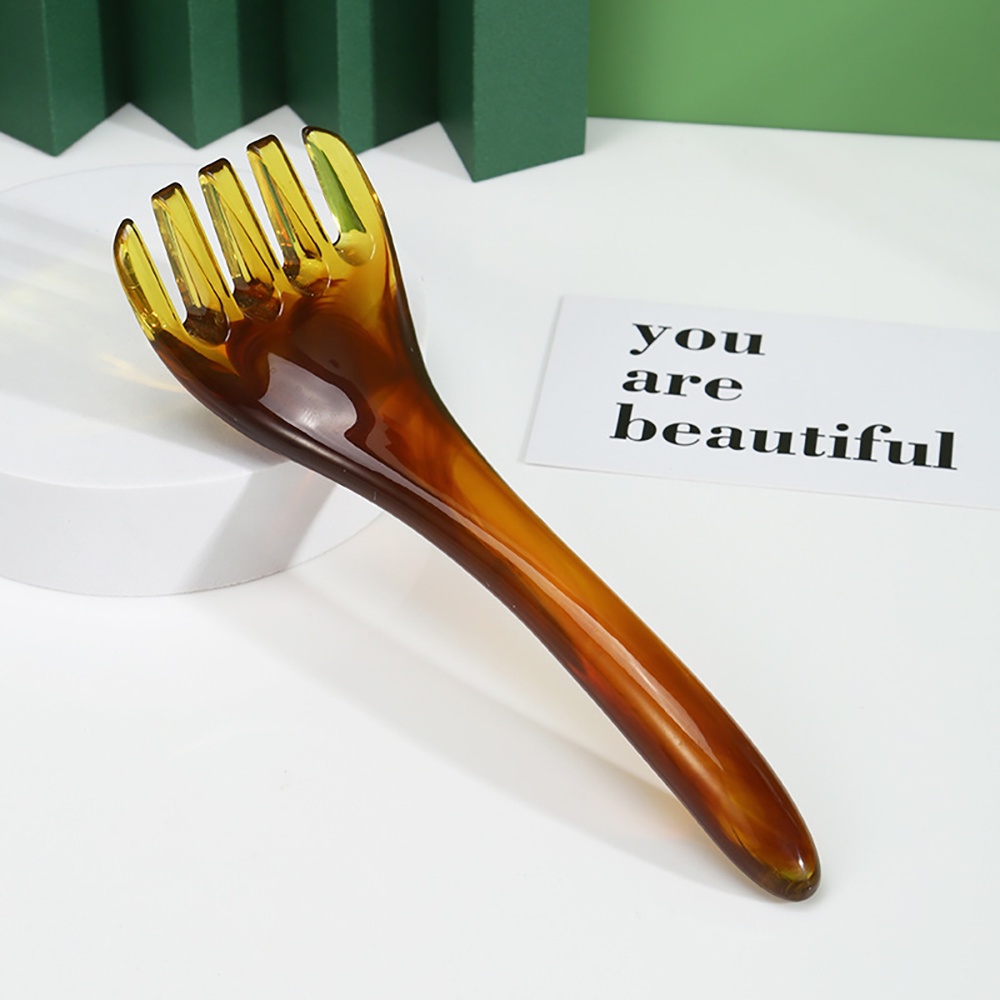 Saniye Lược Chải Tóc Mát Xa Da Đầu Bằng Nhựa resin