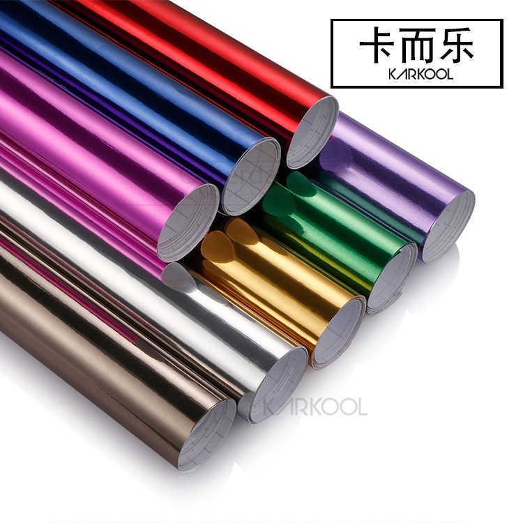 Rehoboth 30x100cm chrome rainbow mirror three-dimensional movie vinyl rainbow motorcycle car wrapping and decal sticker