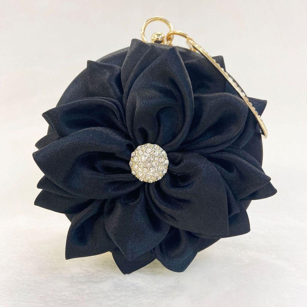 Túi xách đeo vai UUMIR thiết kế bông hoa đính đá thời trang đám cưới