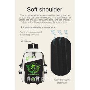 ★Genshin Impact★Hutao & venti & kaveh elements merchandise series school bag anime co-brand large-capacity lightweight backpack second shot