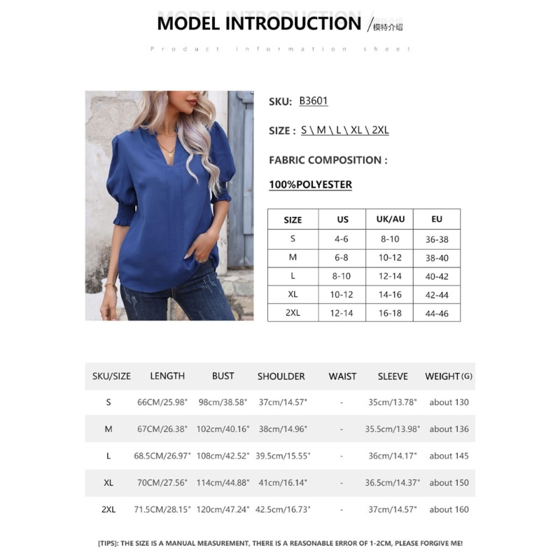 Áo Sơ Mi Chiffon Tay Ngắn Cổ Chữ V Dáng Rộng Phong Cách Công Sở Dành Cho Nữ