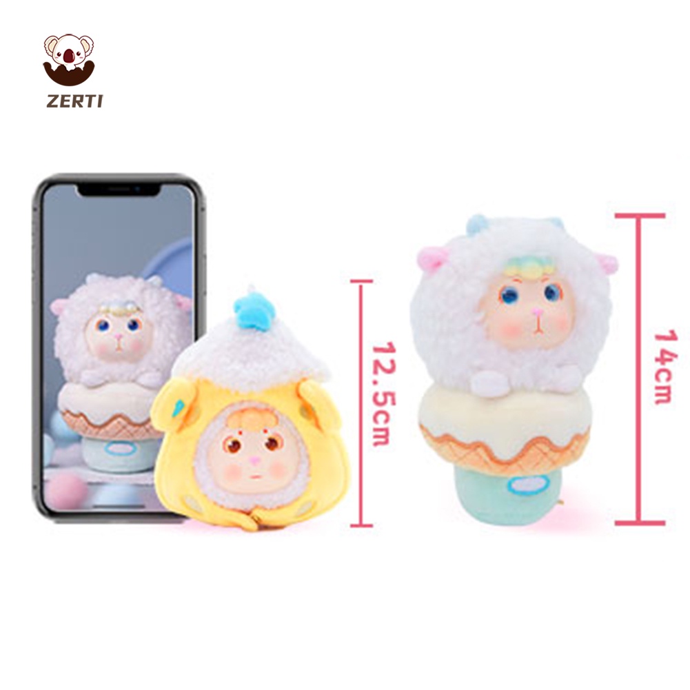 Búp Bê Hình Chú Cừu Hoạt Hình Siêu Dễ Thương Trang Trí Xe Hơi / Nhà Trẻ