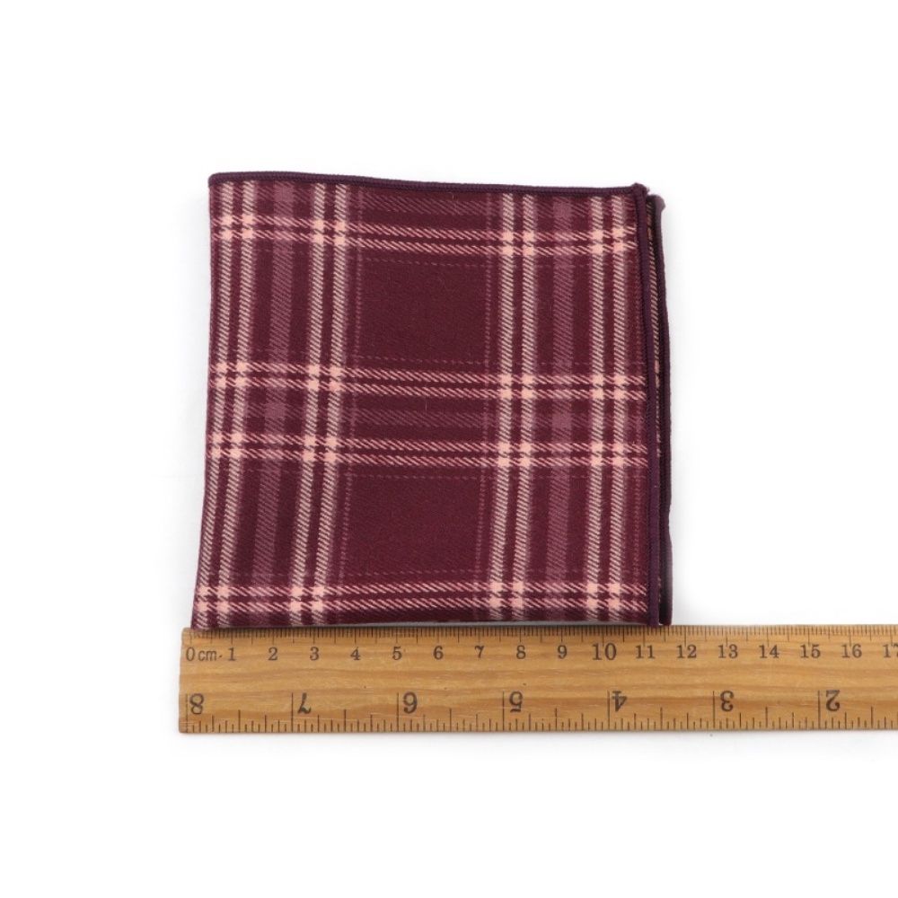 Khăn Tay Cotton Họa Tiết Sọc Vintage Cho Nam