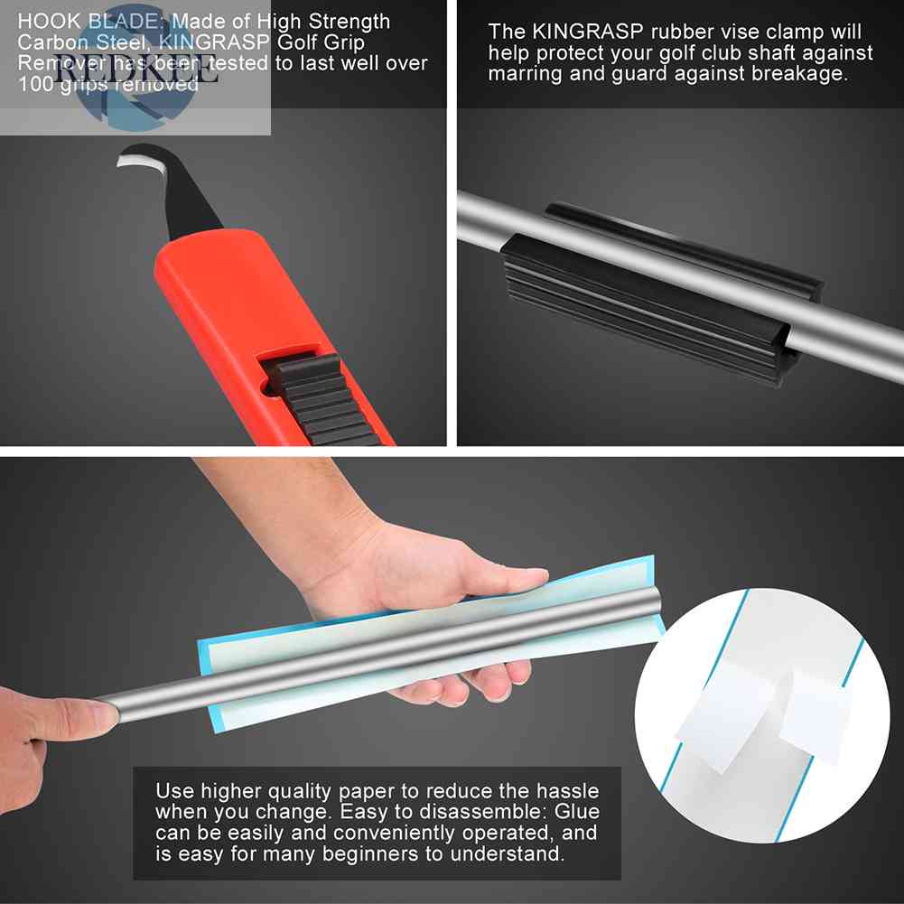 Kẹp Gậy Đánh Golf Bằng Cao Su Trọng Lượng Nhẹ