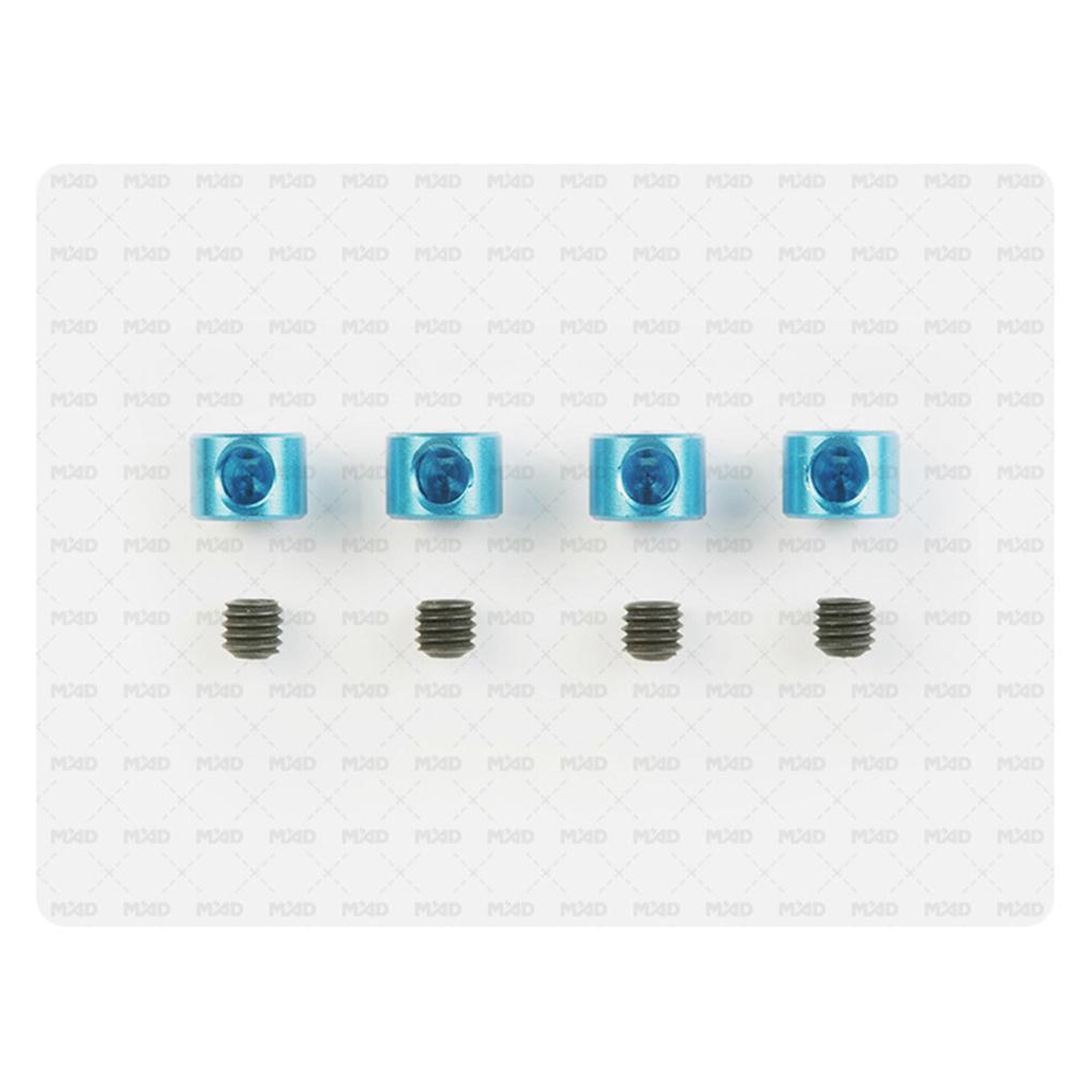 Bộ 4 Kẹp Khóa Giới Hạn Bằng Kim Loại Chống Rỉ Chống Lăn Chuyên Dụng