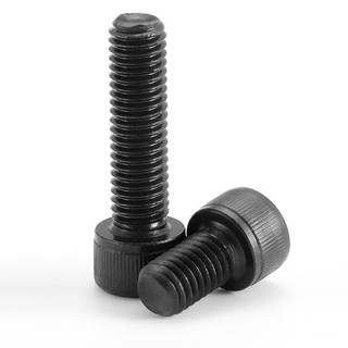 【 Spare 】 M1.6 / M2 / M2.5 / M3 / Vít lục giác màu đen Vít cường độ cao Bu lông đầu nhọn Vít đầu cốc đen