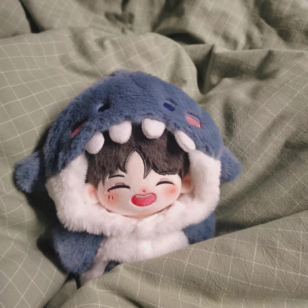 Cá Mập Nhồi Bông 20cm Xinh Xắn Cho Búp Bê