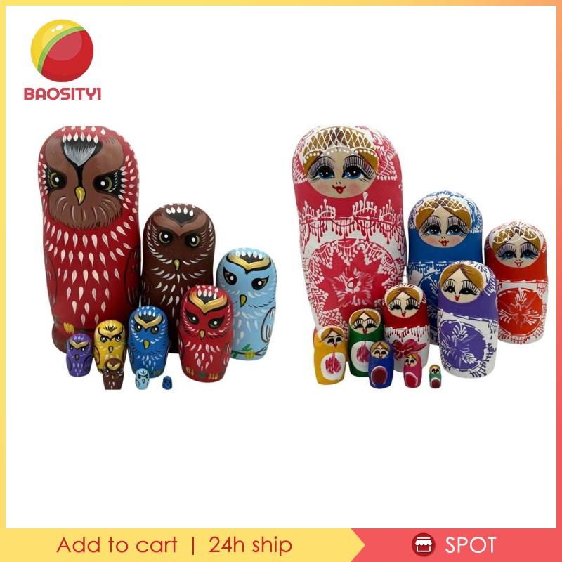 [Baosity 1] 10 Búp Bê Nga Dễ Thương Trang Trí Halloween