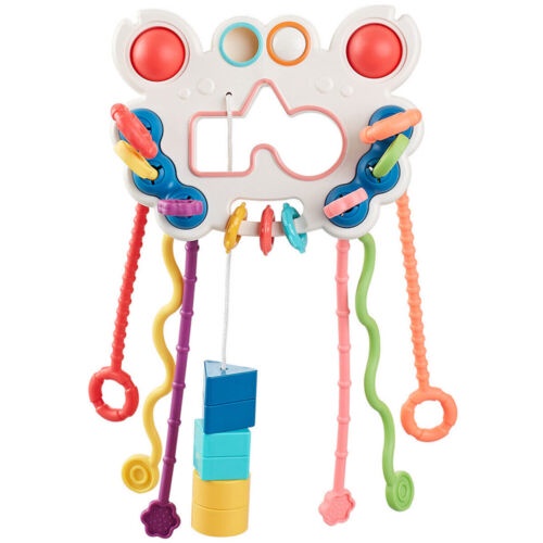 Đồ Chơi Dây Kéo Bằng Silicone Giúp Bé Mọc Răng