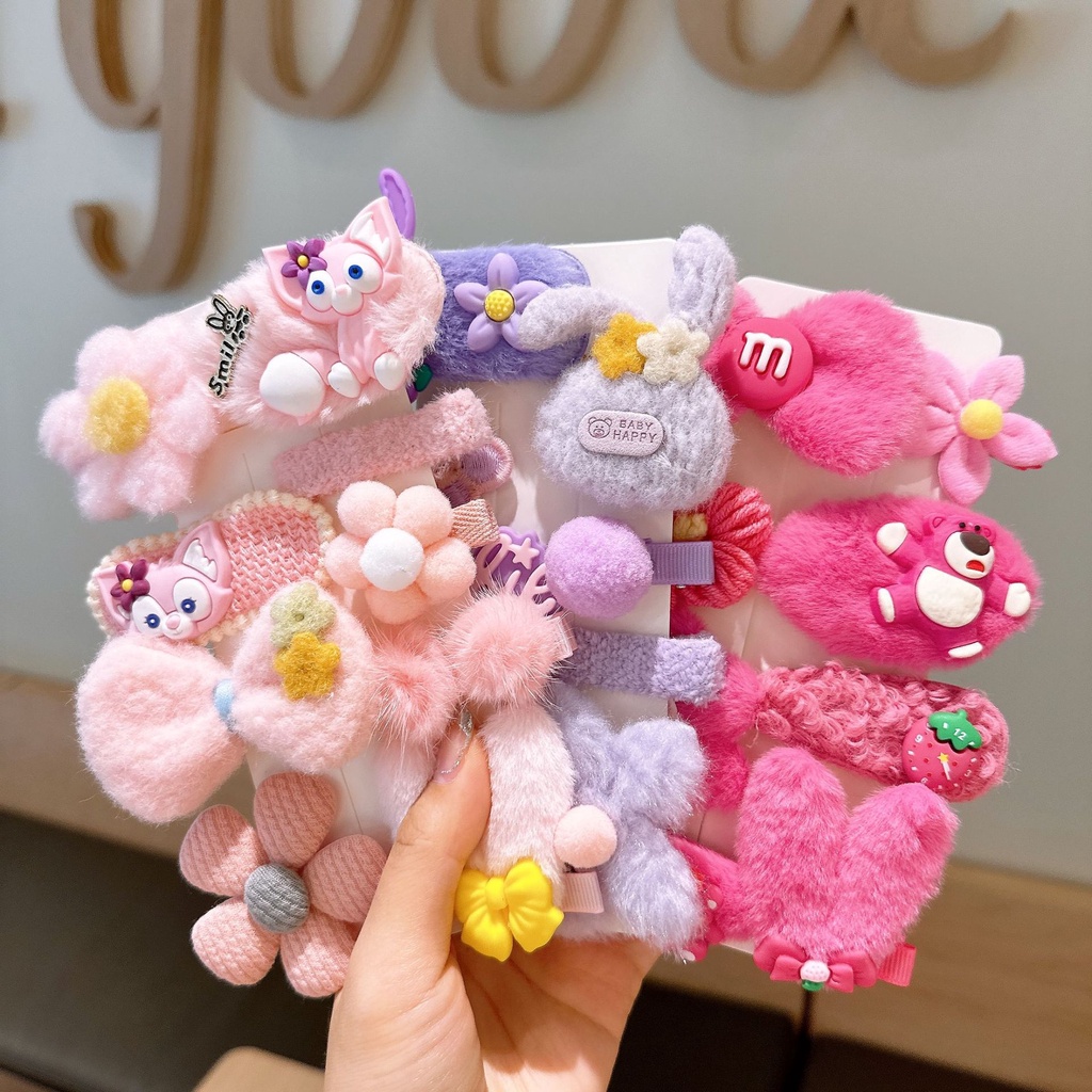 Kẹp Tóc Hình Thú Hoạt Hình Dễ Thương Cho Bé Gái