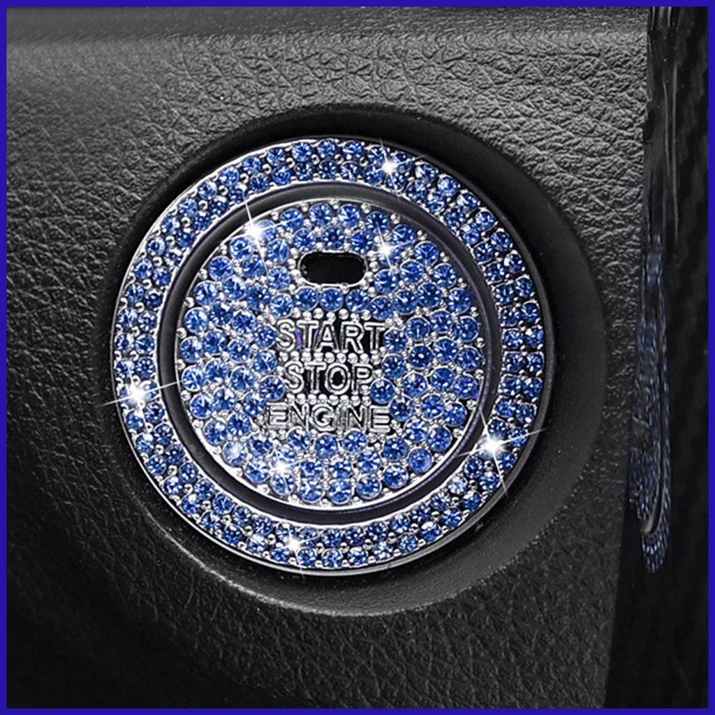 Vòng Trang Trí Nút Khởi Động Xe Hơi Đính Đá Lấp Lánh