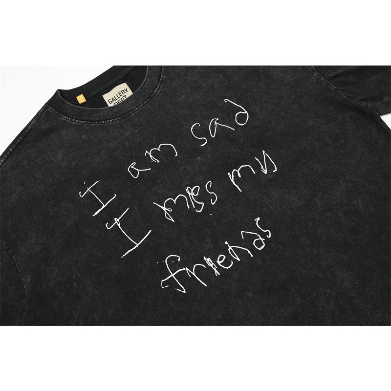 Bán Chạy Nhất Áo Thun Cotton Tay Ngắn In Chữ Graffiti Vẽ Tay Kích Thước Lớn Unisex