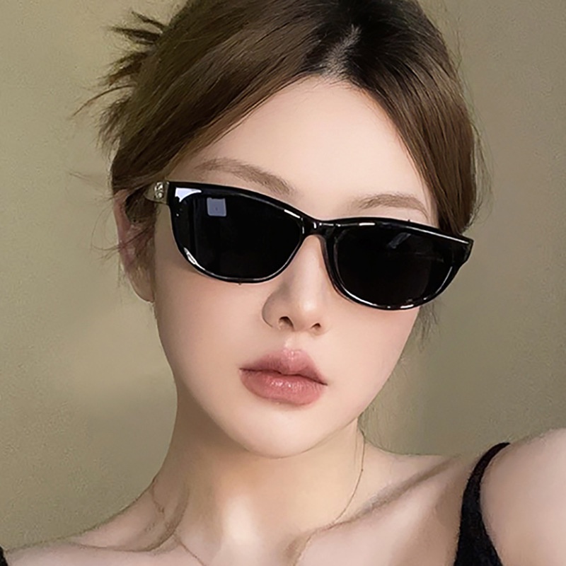Kính Râm Mắt Mèo Thời Trang Phương Tây Chống Nắng Babes Y2K Cho Nữ